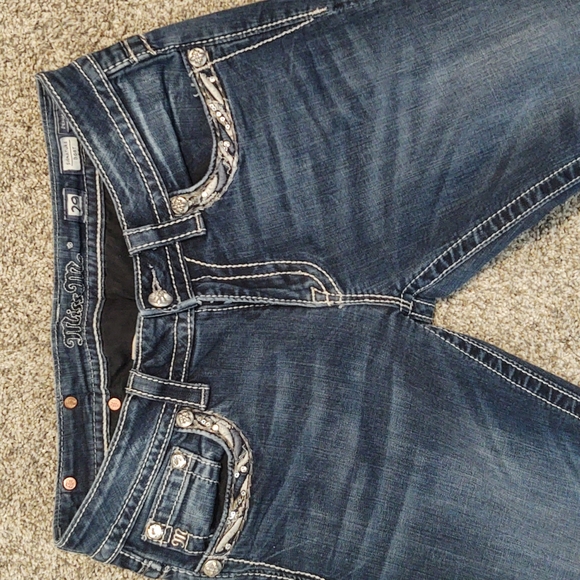 Miss Me Women's Boot Cut Jeans Size 29W/32L - Picture 4 of 8
